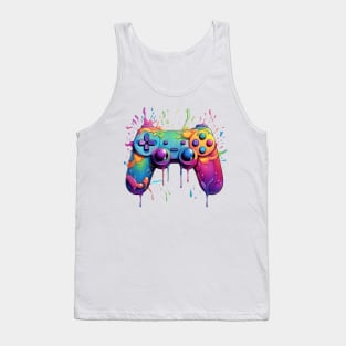 Retro Melting Gamepad #1 Tank Top